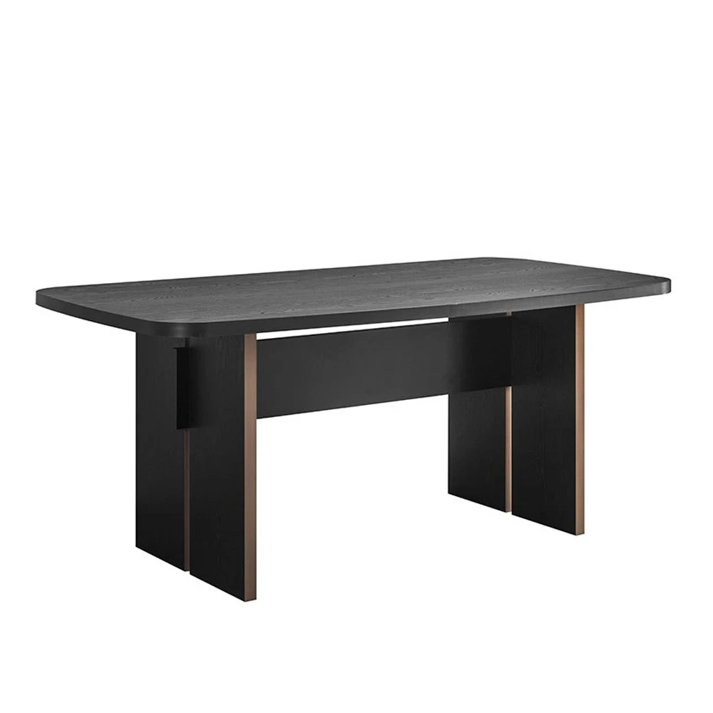 LIBERTA DARK ΤΡΑΠΕΖΙ ΜΑΥΡΟ OAK 180x95x75