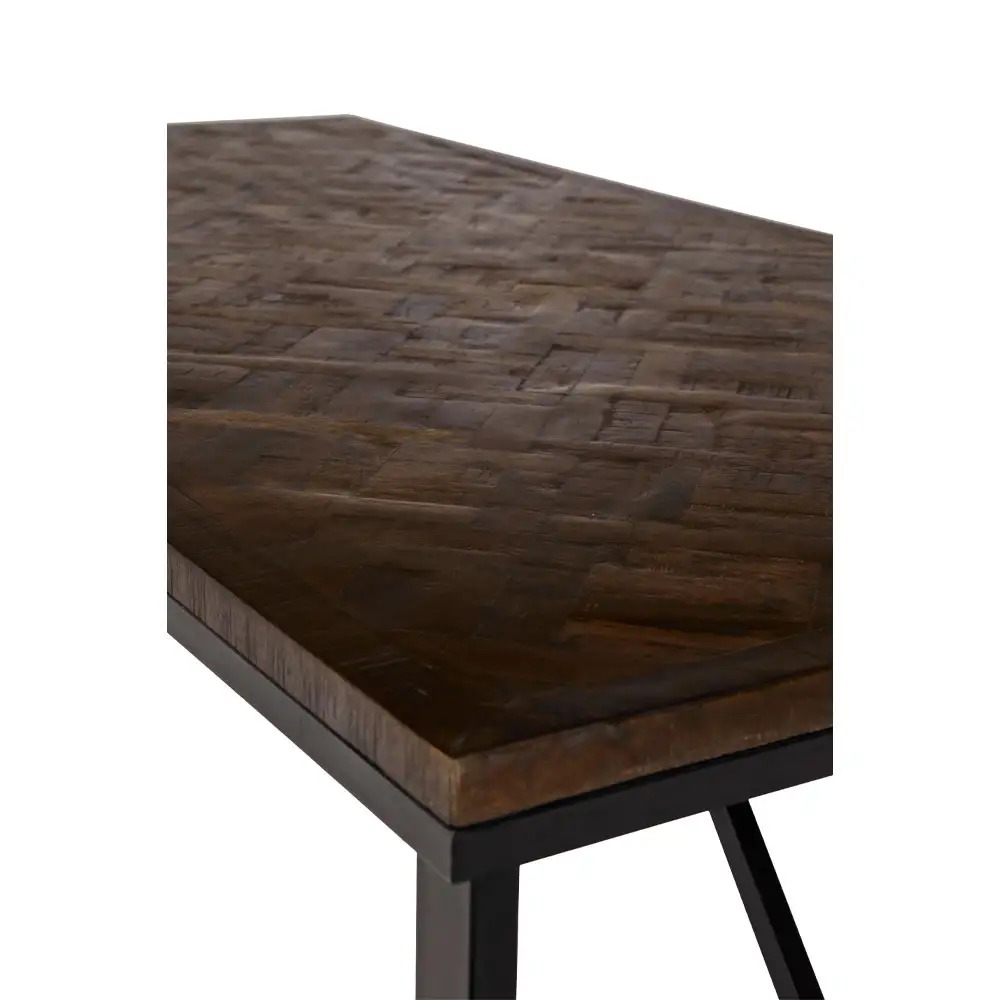 LIBERTA MAIANDROS ΤΡΑΠΕΖΙ ΚΑΦΕ ΣΚΟΥΡΟ 200x100x76cm