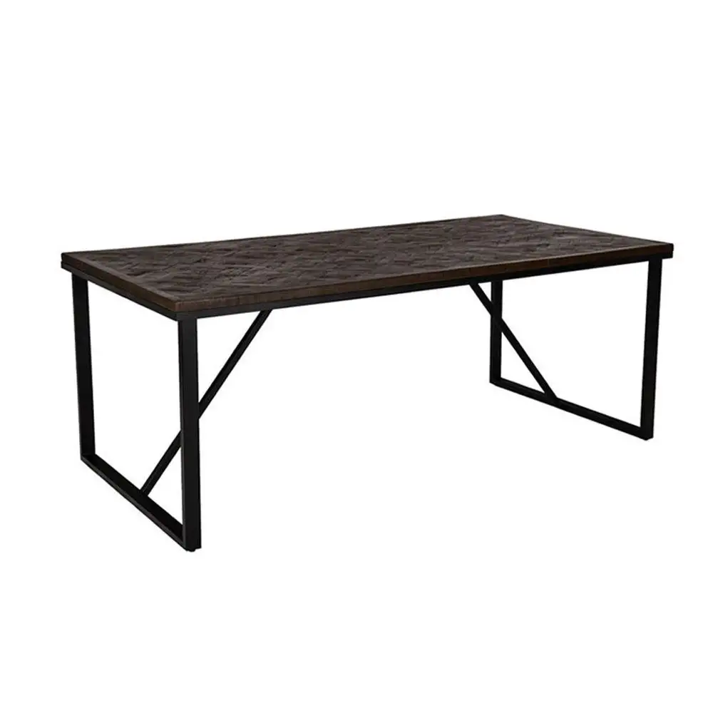 LIBERTA MAIANDROS ΤΡΑΠΕΖΙ ΚΑΦΕ ΣΚΟΥΡΟ 200x100x76cm