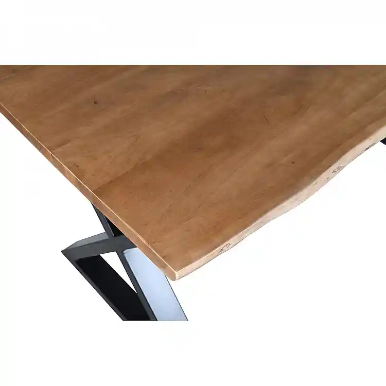 LIBERTA MINGLE ΤΡΑΠΕΖΙ ΚΑΡΥΔΙ ΜΑΥΡΟ 160x80x76cm