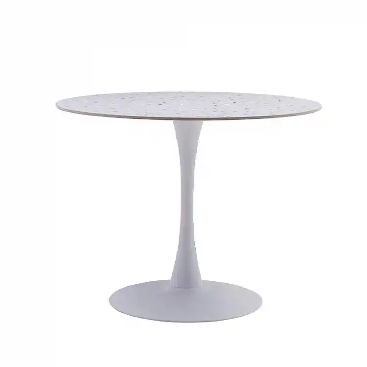 LIBERTA NOUGAT ΤΡΑΠΕΖΙ ΡΟΤΟΝΤΑ TERRAZZO 100x100x75cm