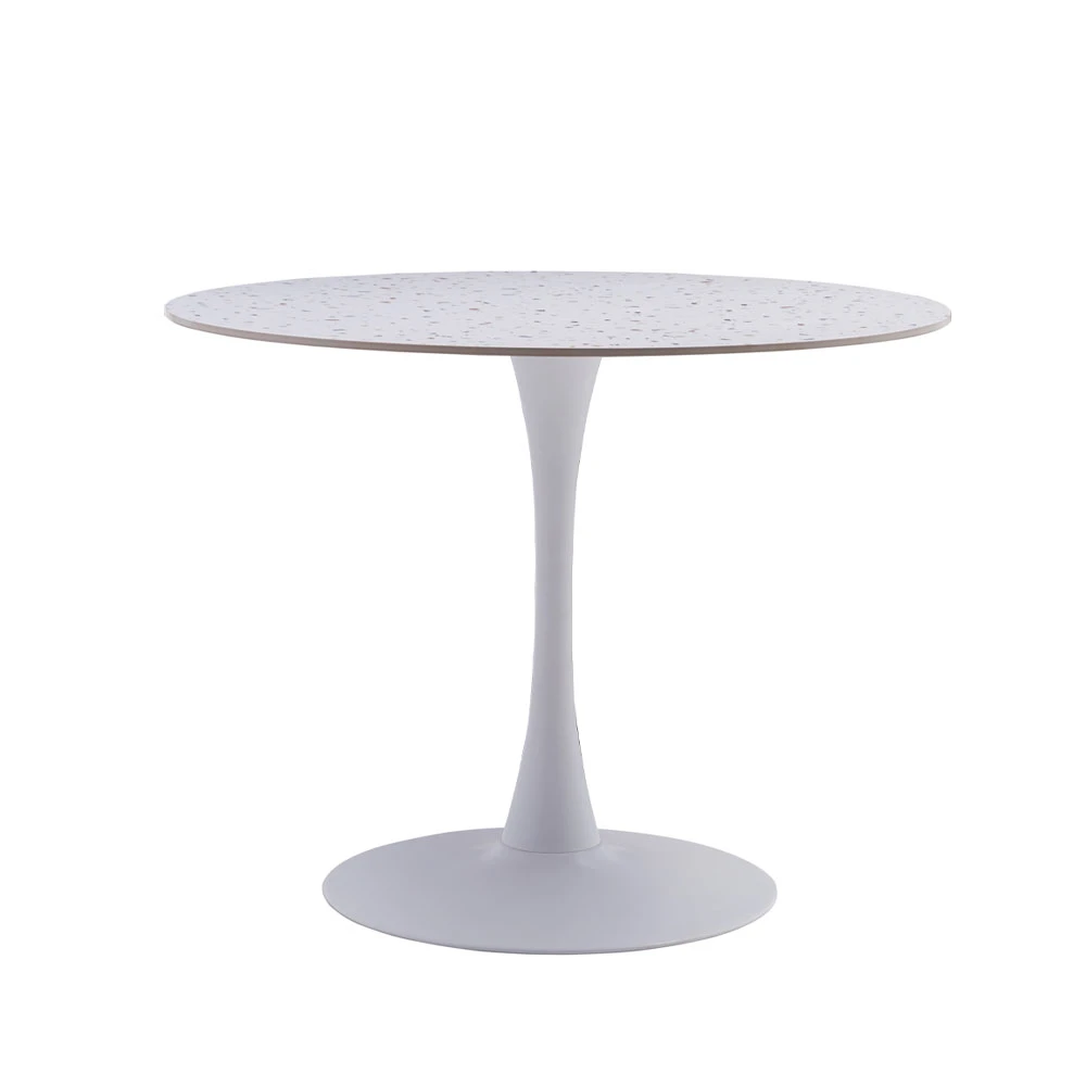 LIBERTA NOUGAT ΤΡΑΠΕΖΙ ΡΟΤΟΝΤΑ TERRAZZO 100x100x75