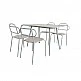 LIBERTA ITALIAN ΤΡΑΠΕΖΑΡΙΑ SET 4+1 ΦΥΣΙΚΟ ΑΝΟΙΧΤΟ 120x75x75 LIBERTA ITALIAN ΤΡΑΠΕΖΑΡΙΑ SET 4+1 ΦΥΣΙΚΟ ΑΝΟΙΧΤΟ 120x75x75