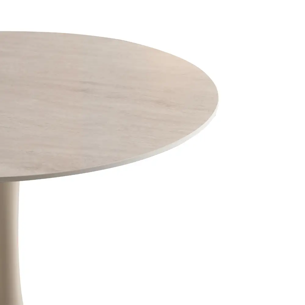 LIBERTA PIETRA ΤΡΑΠΕΖΙ ΡΟΤΟΝΤΑ BEIGE 90x90x75cm