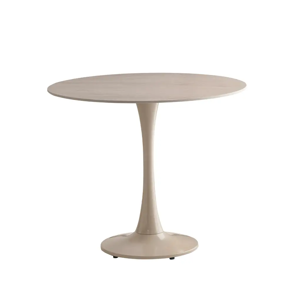 LIBERTA PIETRA ΤΡΑΠΕΖΙ ΡΟΤΟΝΤΑ BEIGE 90x90x75cm