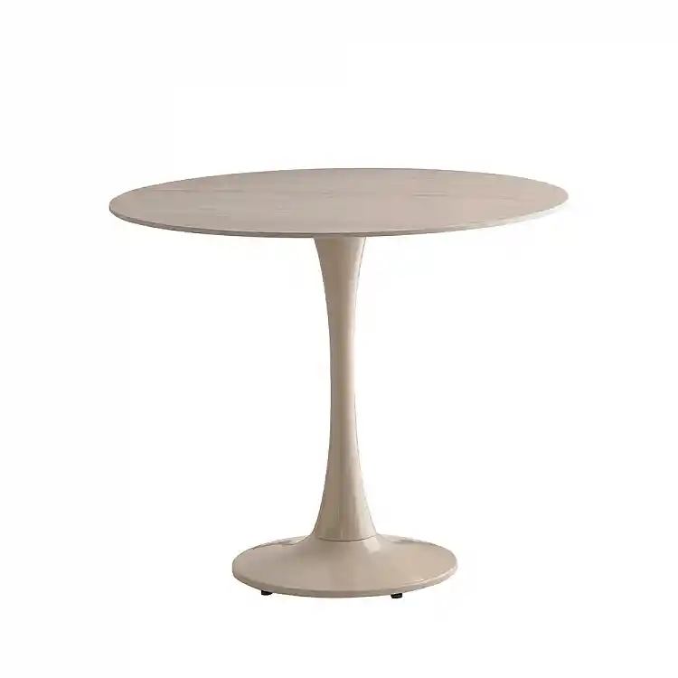 LIBERTA PIETRA ΤΡΑΠΕΖΙ ΡΟΤΟΝΤΑ BEIGE 90x90x75cm