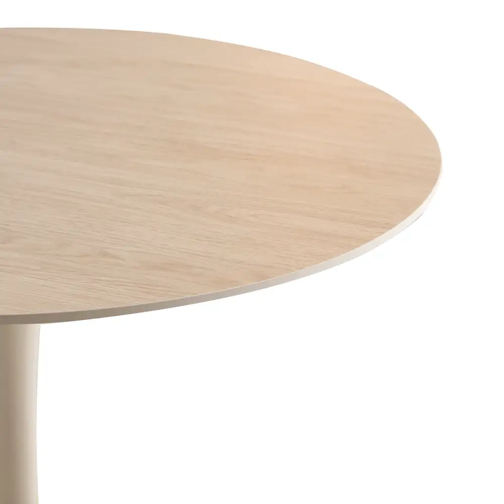 LIBERTA KNOT ΤΡΑΠΕΖΙ ΡΟΤΟΝΤΑ OAK 90x90x75cm