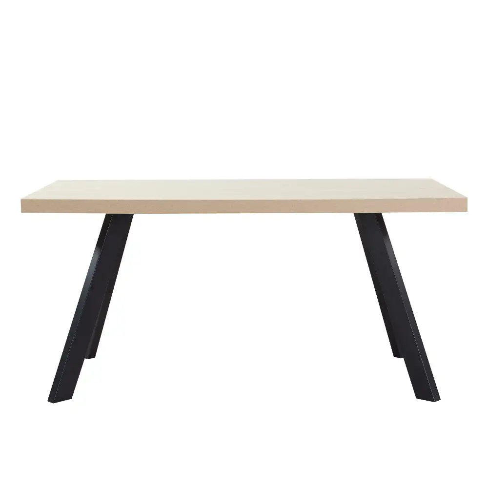 LIBERTA LITHOS ΤΡΑΠΕΖΙ BEIGE ΜΑΥΡΟ 160x80x76cm