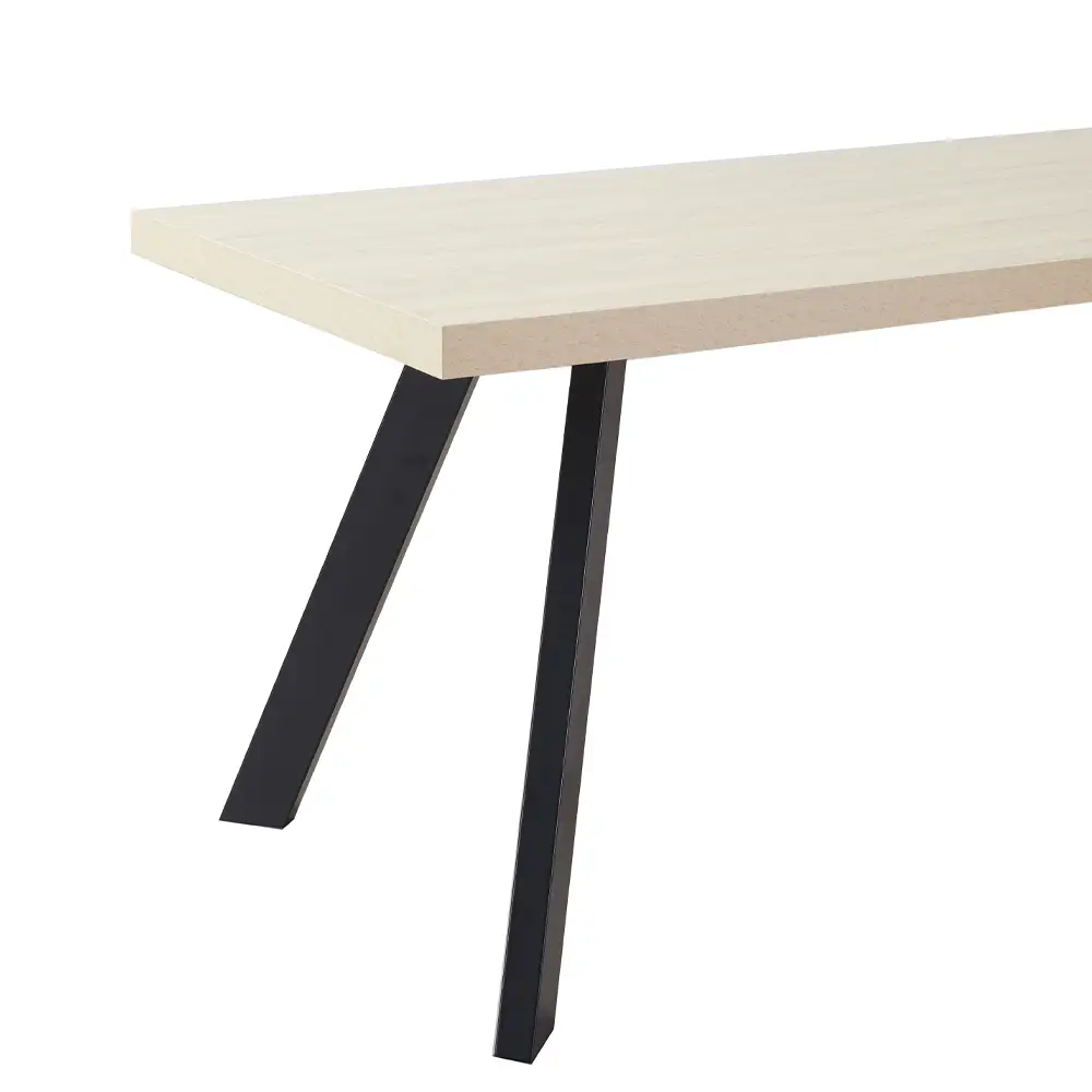 LIBERTA LITHOS ΤΡΑΠΕΖΙ BEIGE ΜΑΥΡΟ 160x80x76cm