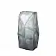 LIBERTA ROCHE GREY ΒΑΖΟ 17x13x31cm ΓΥΑΛΙ ΓΚΡΙ
