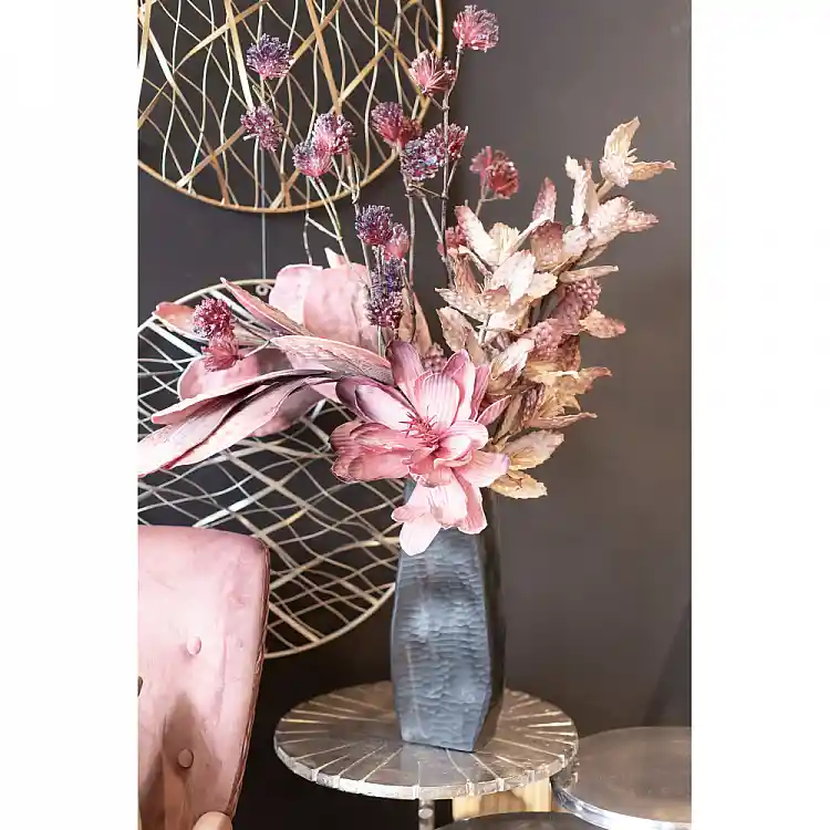 LIBERTA MEISSEL ΒΑΖΟ 15x9x40cm ΓΥΑΛΙ ΓΚΡΙ