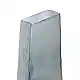 LIBERTA MEISSEL ΒΑΖΟ 15x9x40cm ΓΥΑΛΙ ΓΚΡΙ