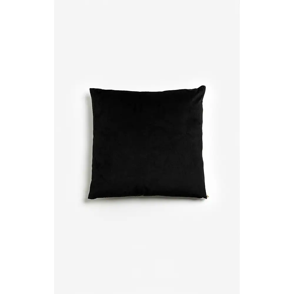 LIBERTA SUNRISE 1 ΔΙΑΚΟΣΜΗΤΙΚΟ ΜΑΞΙΛΑΡΙ 45x45cm ΒΕΛΟΥΔΟ ΜΑΥΡΟ ΧΡΥΣΟ