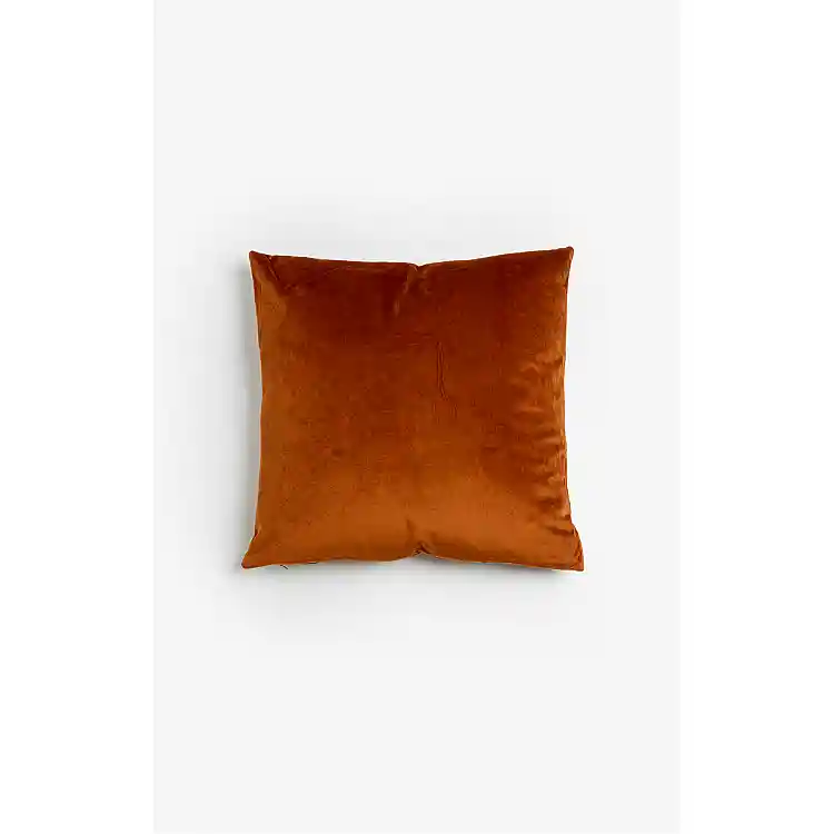 LIBERTA VENTALIA ΔΙΑΚΟΣΜΗΤΙΚΟ ΜΑΞΙΛΑΡΙ 45x45cm ΒΕΛΟΥΔΟ TERRACOTTA ΧΡΥΣΟ