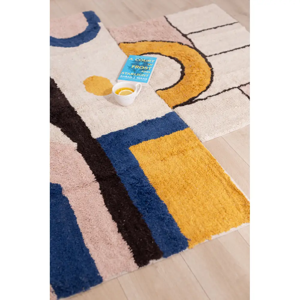 LIBERTA GEOMETRIC ΧΑΛΑΚΙ 60x90cm ΒΑΜΒΑΚΙ ΠΟΛΥΧΡΩΜΟ