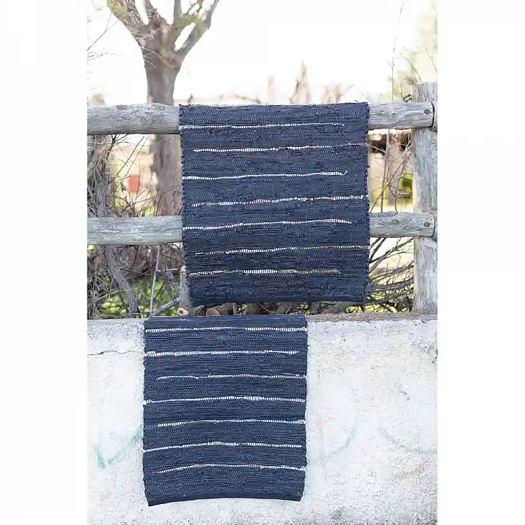 LIBERTA LINES ΧΑΛΑΚΙ 60x90cm ΔΕΡΜΑ ΜΑΥΡΟ ΜΠΕΖ ΛΕΥΚΟ