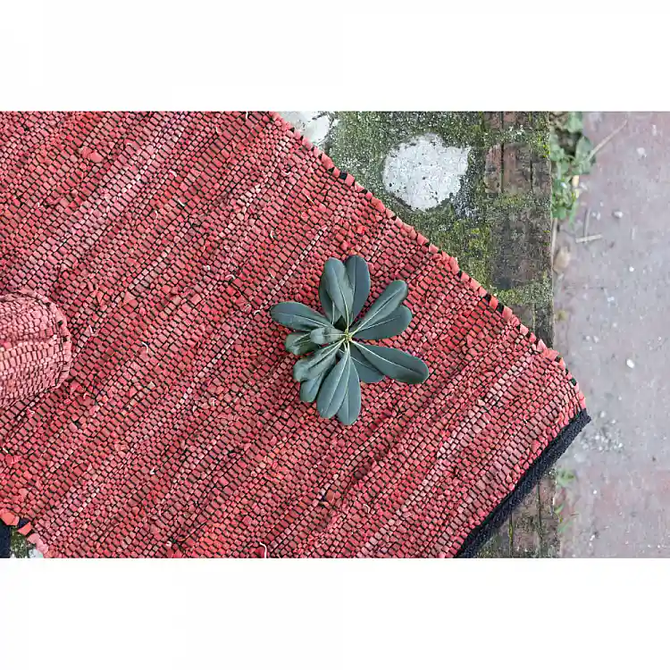 LIBERTA MAROCCO ΧΑΛΙ ΔΙΑΔΡΟΜΟΥ 70x150cm ΔΕΡΜΑ ΠΟΡΤΟΚΑΛΙ