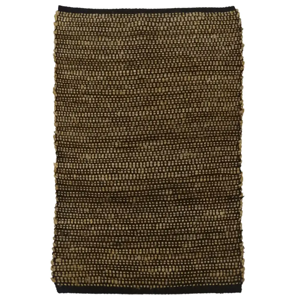 LIBERTA EARTH ΧΑΛΑΚΙ 60x90cm ΓΙΟΥΤΑ ΜΠΕΖ ΜΑΥΡΟ ΒΑΜΒΑΚΙ
