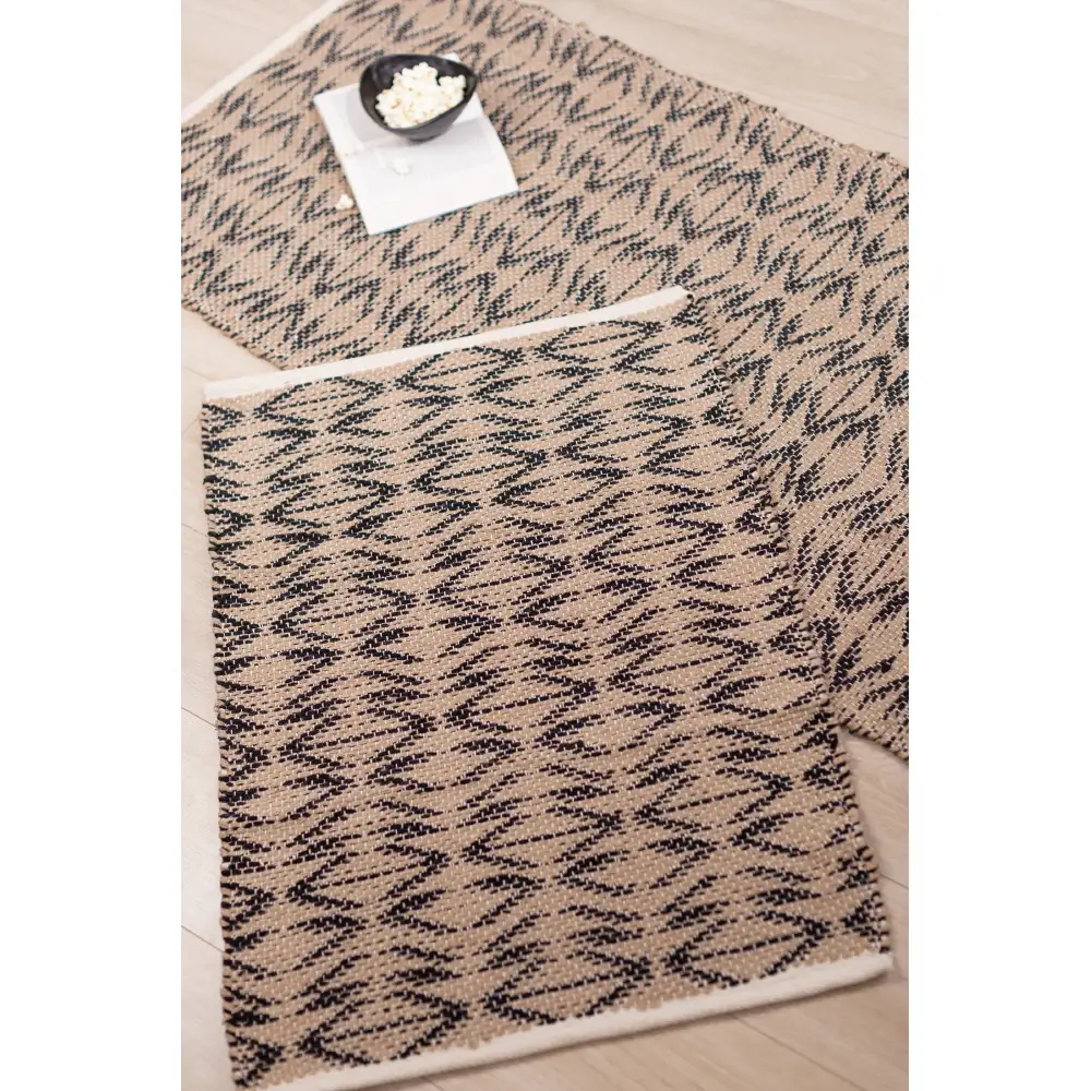 LIBERTA AFRICA ΧΑΛΑΚΙ 60x90cm ΓΙΟΥΤΑ ΜΑΥΡΟ ΜΠΕΖ ΒΑΜΒΑΚΙ