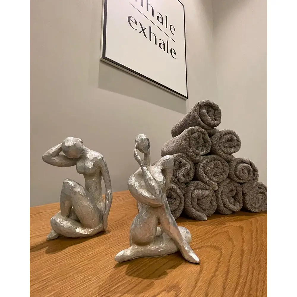 LIBERTA POZA 2 ΔΙΑΚΟΣΜΗΤΙΚΗ ΦΙΓΟΥΡΑ 14x10x21cm POLYRESIN ΑΣΗΜΙ