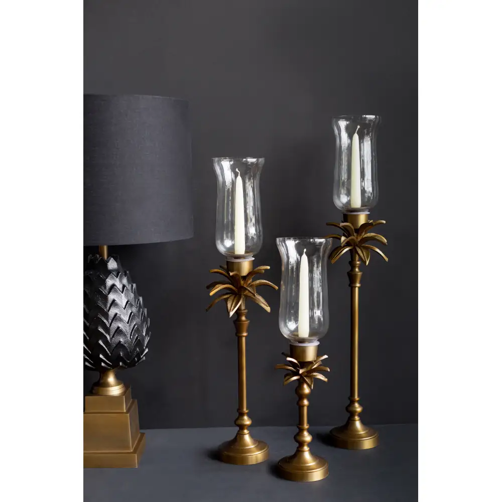 LIBERTA ANANIA 3 ΚΗΡΟΠΗΓΙΟ 14x14x79cm ΑΛΟΥΜΙΝΙΟ ΜΠΡΟΝΖΕ ΓΥΑΛΙ