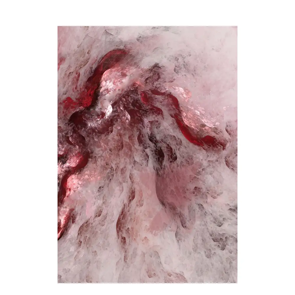 LIBERTA ΒRΕΚΕΝ ΠΙΝΑΚΑΣ ΔΙΑΚΟΣΜΗΣΗΣ 60x90x3cm ΚΑΜΒΑΣ ΚΟΚΚΙΝΟ ΛΕΥΚΟ ΞΥΛΟ ΡΟΖ