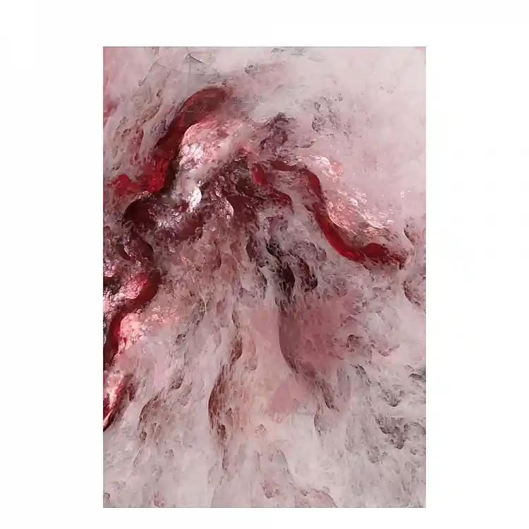 LIBERTA ΒRΕΚΕΝ ΠΙΝΑΚΑΣ ΔΙΑΚΟΣΜΗΣΗΣ 60x90x3cm ΚΑΜΒΑΣ ΚΟΚΚΙΝΟ ΛΕΥΚΟ ΞΥΛΟ ΡΟΖ