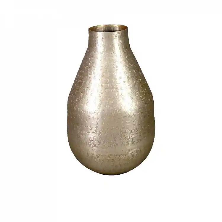 LIBERTA DAHLIA ΒΑΖΟ 21x21x34cm ΑΛΟΥΜΙΝΙΟ ΣΑΜΠΑΝΙ