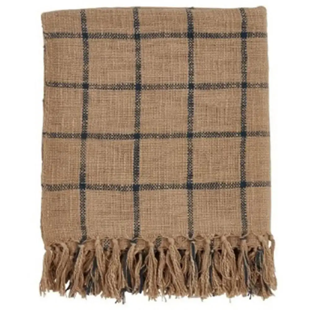 LIBERTA SAND ΡΙΧΤΑΡΙ ΔΙΑΚΟΣΜΗΤΙΚΟ 130x170cm ΒΑΜΒΑΚΙ CARAMEL ΜΑΥΡΟ POLYESTER