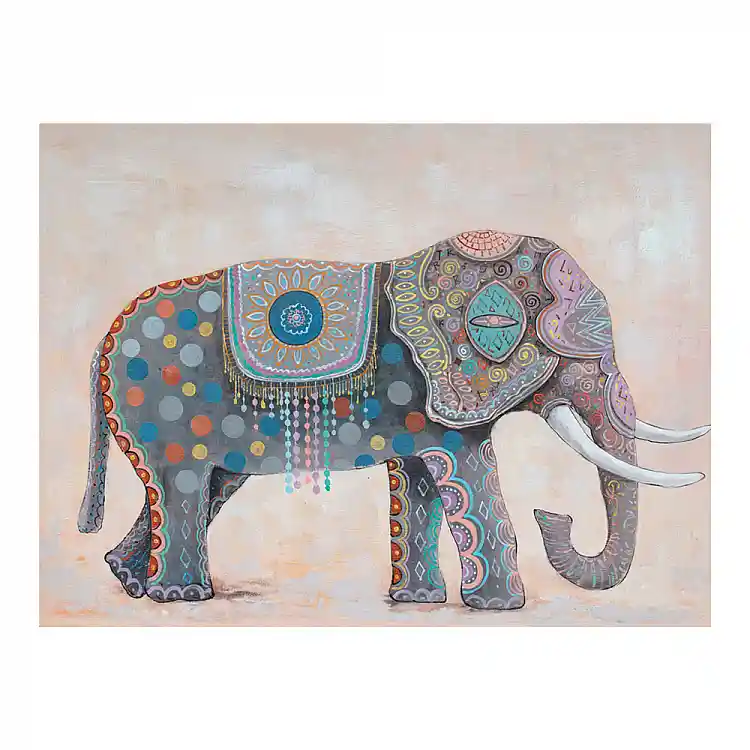 LIBERTA PAL ELEPHANT ΠΙΝΑΚΑΣ ΔΙΑΚΟΣΜΗΣΗΣ 100x76x4cm ΚΑΜΒΑΣ ΠΟΛΥΧΡΩΜΟ ΞΥΛΟ