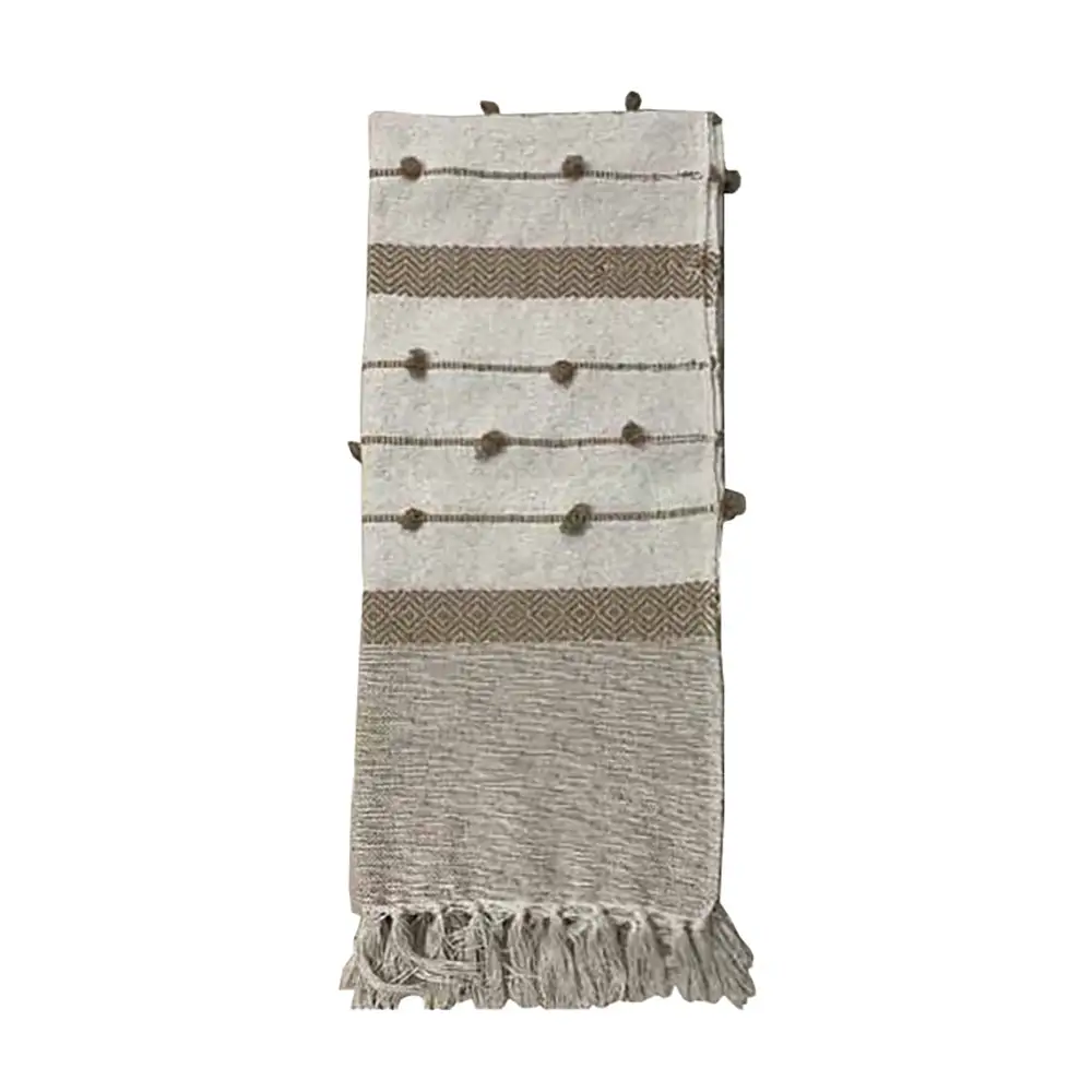 LIBERTA SAND ΡΙΧΤΑΡΙ ΔΙΑΚΟΣΜΗΤΙΚΟ 125x150cm ΒΑΜΒΑΚΙ CARAMEL ΜΠΕΖ