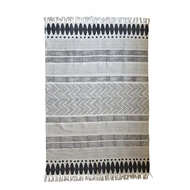 LIBERTA HAMMA 2 ΧΑΛΙ 190x120cm ΒΑΜΒΑΚΙ ΜΠΕΖ ΜΑΥΡΟ