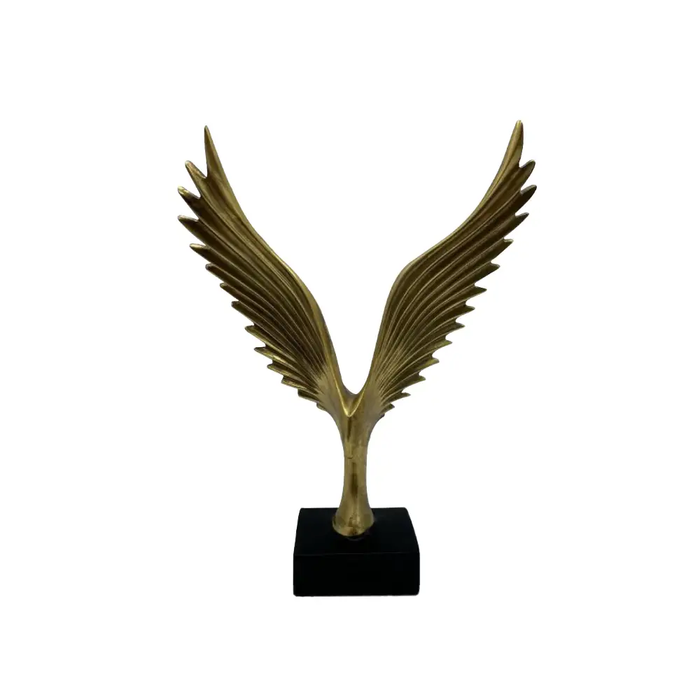 LIBERTA AMIG ΔΙΑΚΟΣΜΗΤΙΚΟ TOTEM 23x10x31cm POLYRESIN ΧΡΥΣΟ ΜΑΥΡΟ