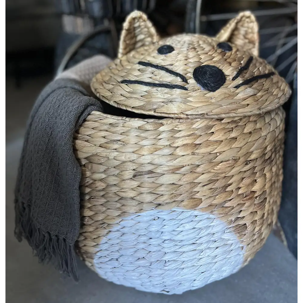 LIBERTA TIGRO ΚΑΛΑΘΙ ΜΕ ΚΑΠΑΚΙ 36x36x56cm ΥΑΚΙΝΘΟΣ ΦΥΣΙΚΟ ΛΕΥΚΟ ΣΙΔΕΡΟ