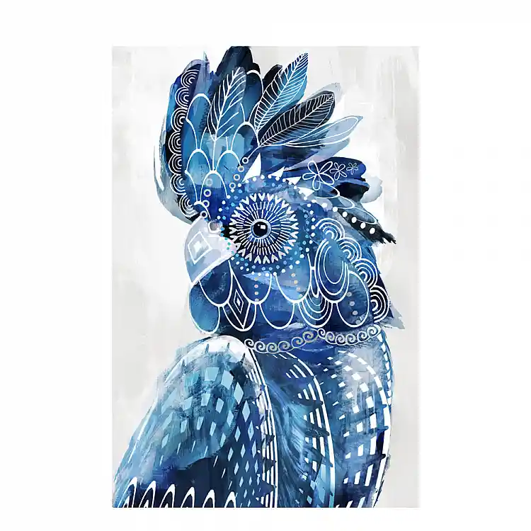 LIBERTA BLUE MAJOR ΠΙΝΑΚΑΣ ΔΙΑΚΟΣΜΗΣΗΣ 80x120x4cm ΚΑΜΒΑΣ ΛΕΥΚΟ ΜΠΛΕ ΞΥΛΟ