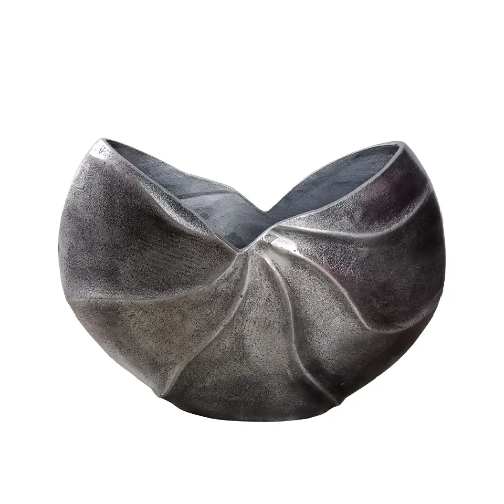 LIBERTA IWA 3 ΒΑΖΟ 38x13x28cm ΑΛΟΥΜΙΝΙΟ ΑΣΗΜΙ ΑΝΤΙΚΕ