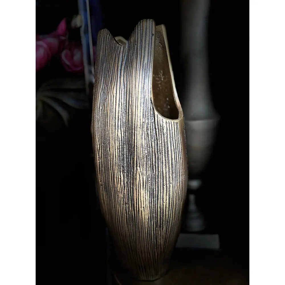 LIBERTA BAJAN ΒΑΖΟ 20x14x46cm ΑΛΟΥΜΙΝΙΟ ΧΡΥΣΟ ΑΝΤΙΚΕ