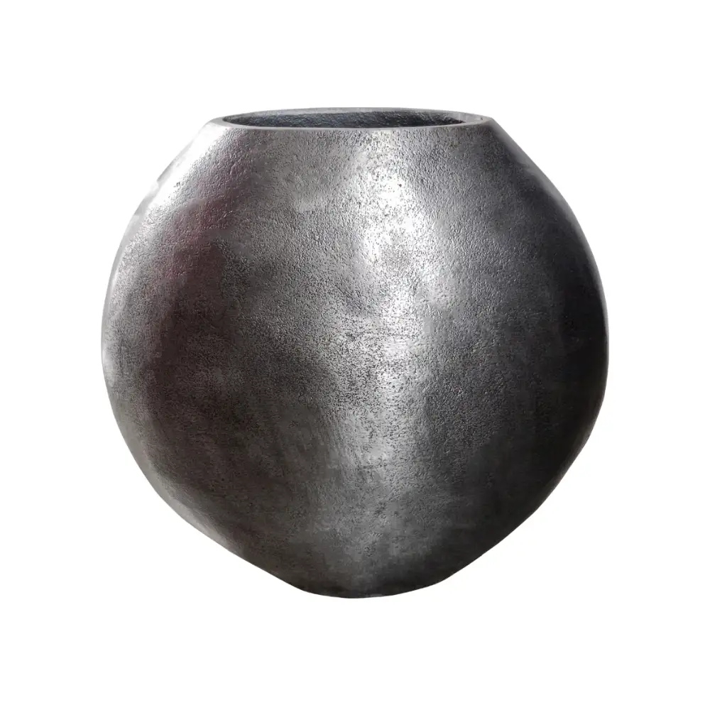 LIBERTA TEMICE ΒΑΖΟ 30x12x30cm ΑΛΟΥΜΙΝΙΟ ΑΣΗΜΙ ΑΝΤΙΚΕ