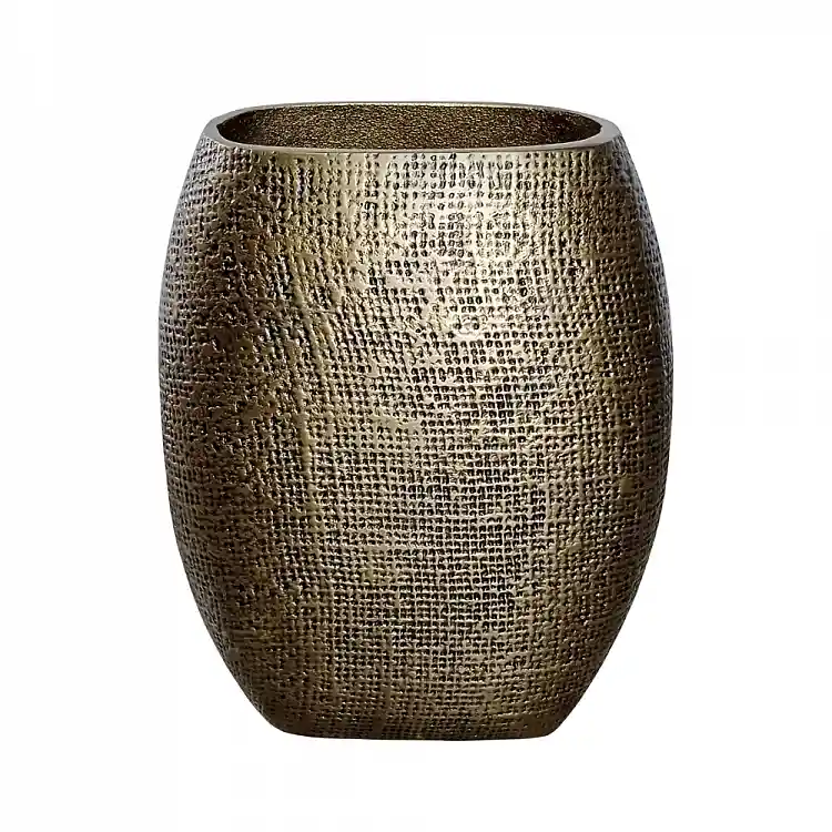 LIBERTA KALSU ΒΑΖΟ 19x10x24cm ΑΛΟΥΜΙΝΙΟ ΧΡΥΣΟ ΑΝΤΙΚΕ