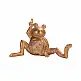 LIBERTA YOGA FROG ΔΙΑΚΟΣΜΗΤΙΚΟ ΒΑΤΡΑΧΟΣ 32x14x20cm POLYRESIN ΧΡΥΣΟ