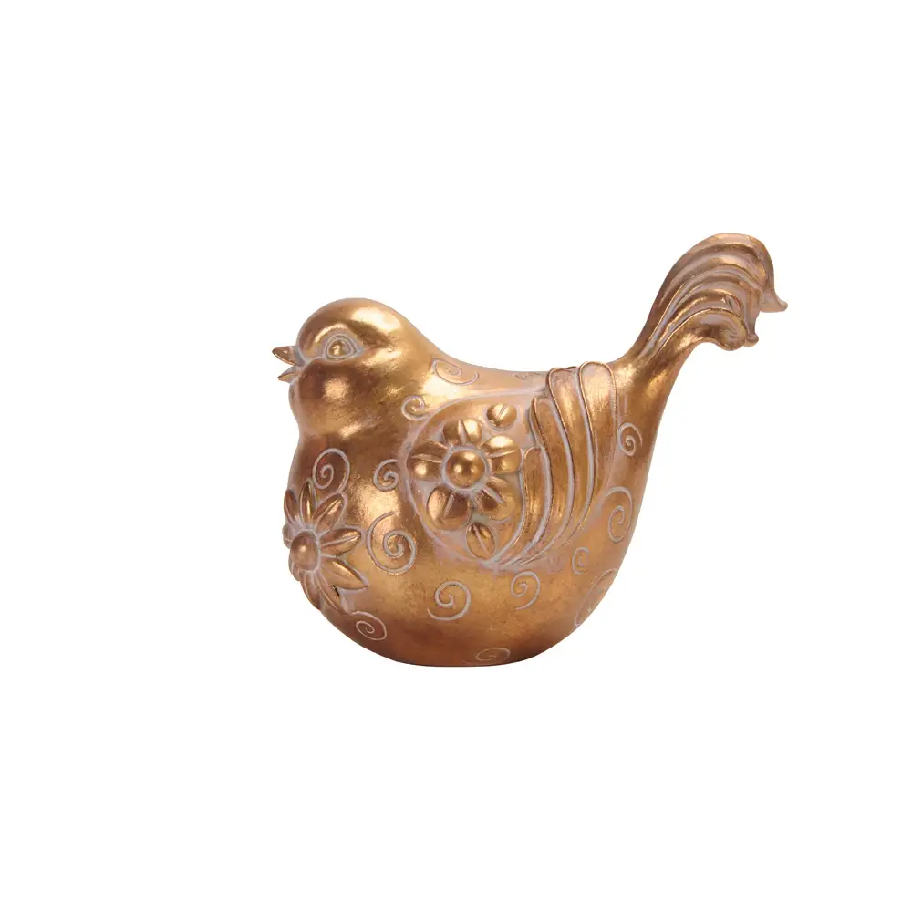 LIBERTA HOOPOE ΔΙΑΚΟΣΜΗΤΙΚΟ ΠΟΥΛΙ 16x10x12cm POLYRESIN ΧΡΥΣΟ