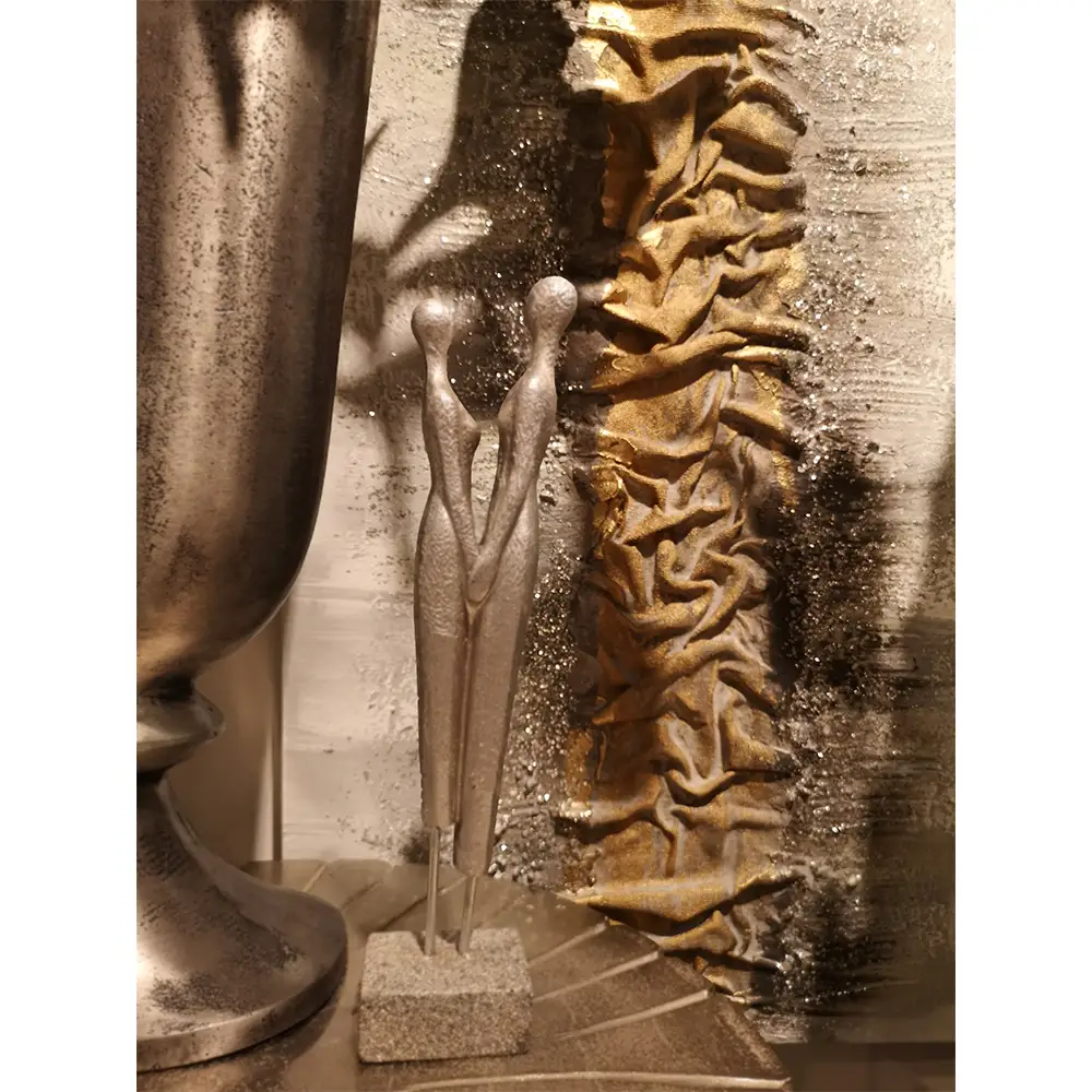 LIBERTA ENSEMBLE ΔΙΑΚΟΣΜΗΤΙΚΗ ΦΙΓΟΥΡΑ 8x5x31cm POLYRESIN ΑΣΗΜΙ