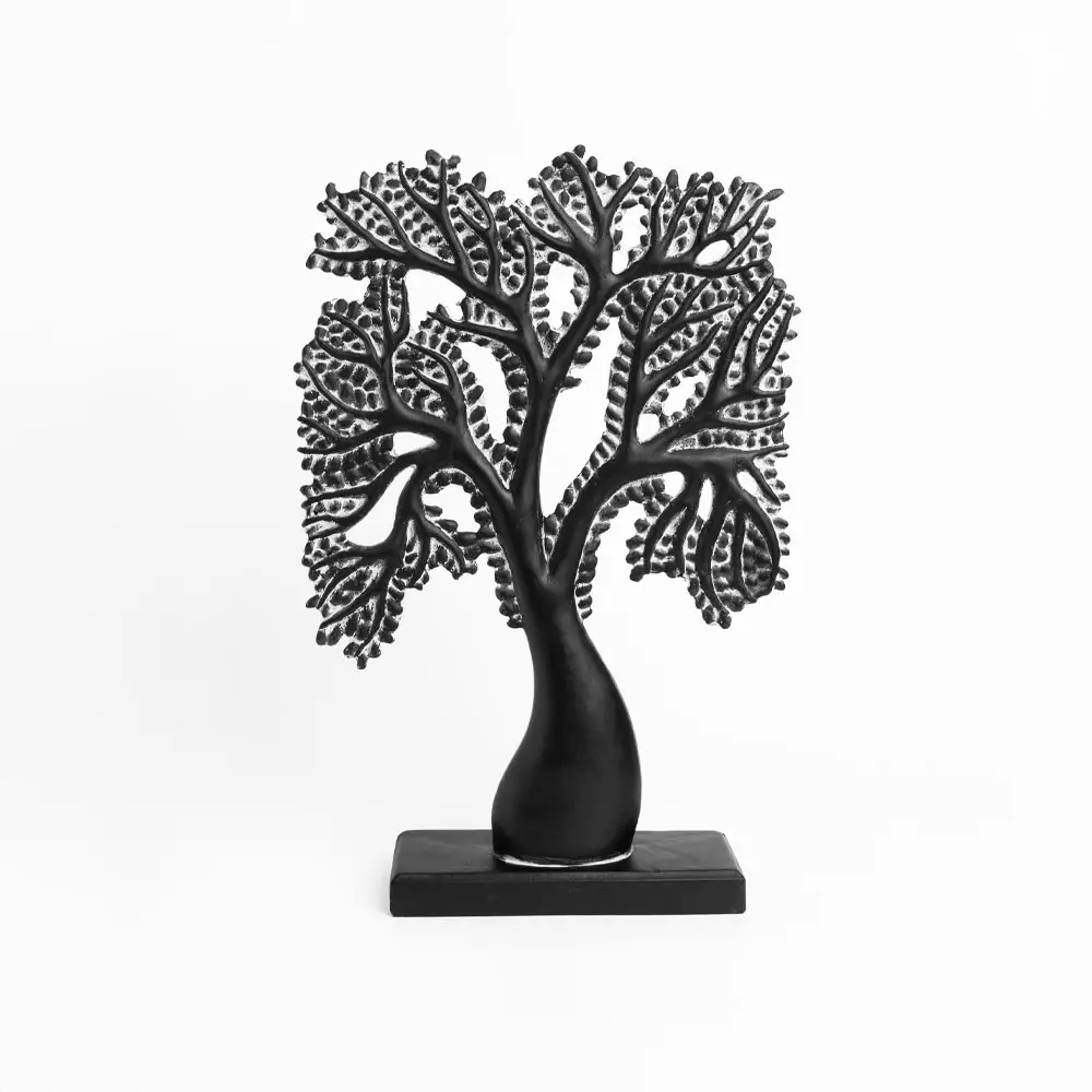 LIBERTA FORET 2 ΔΙΑΚΟΣΜΗΤΙΚΟ ΔΕΝΤΡΟ 33x8x45cm POLYRESIN ΜΑΥΡΟ ΛΕΥΚΟ