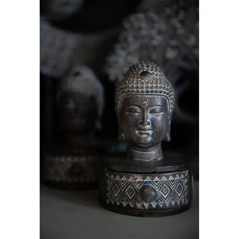 LIBERTA BADBA ΔΙΑΚΟΣΜΗΤΙΚΟ ΒΟΥΔΑΣ 10x11x15cm POLYRESIN ΚΑΦΕ ΛΕΥΚΟ