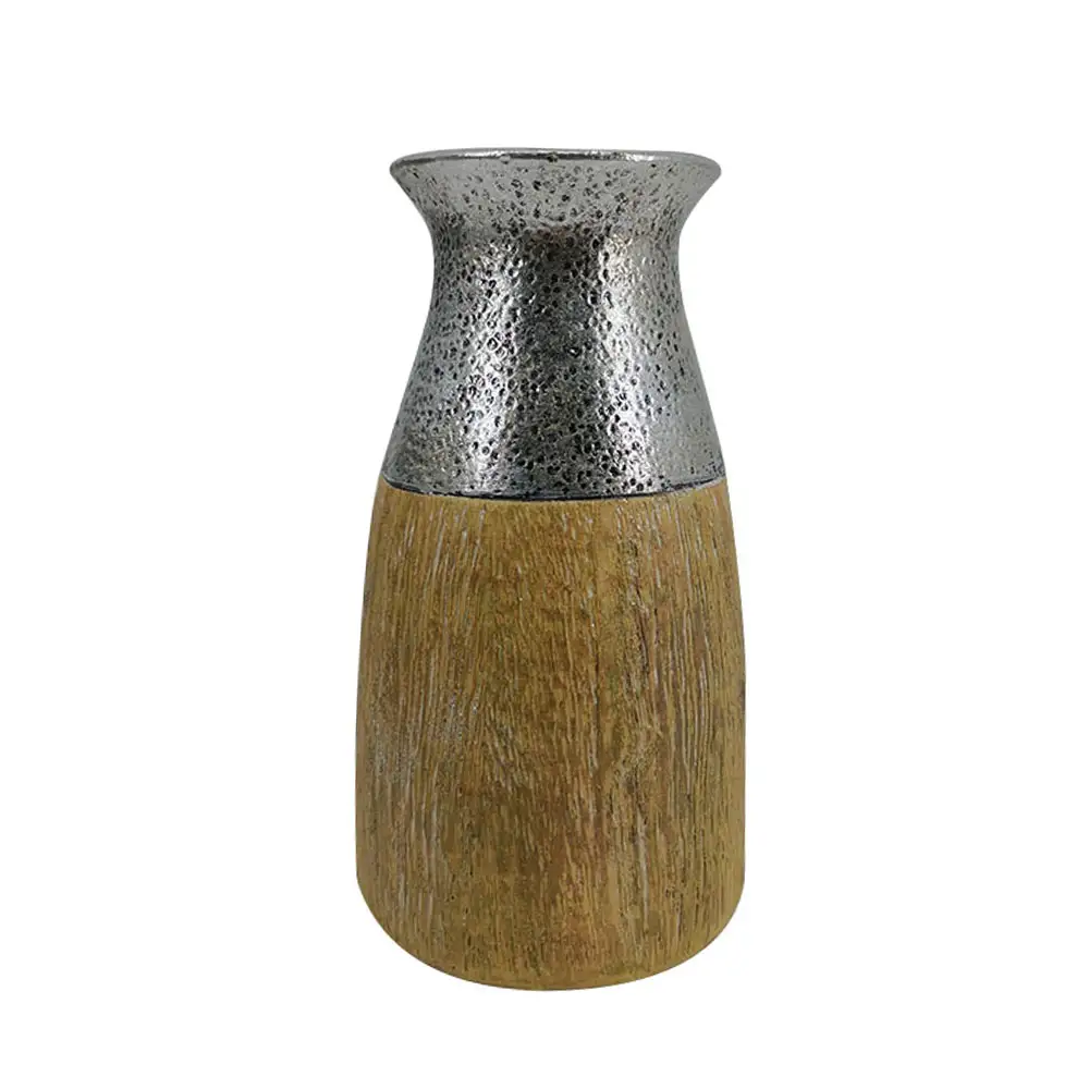 LIBERTA CHERN ΒΑΖΟ 8x8x15cm POLYRESIN ΦΥΣΙΚΟ ΑΣΗΜΙ