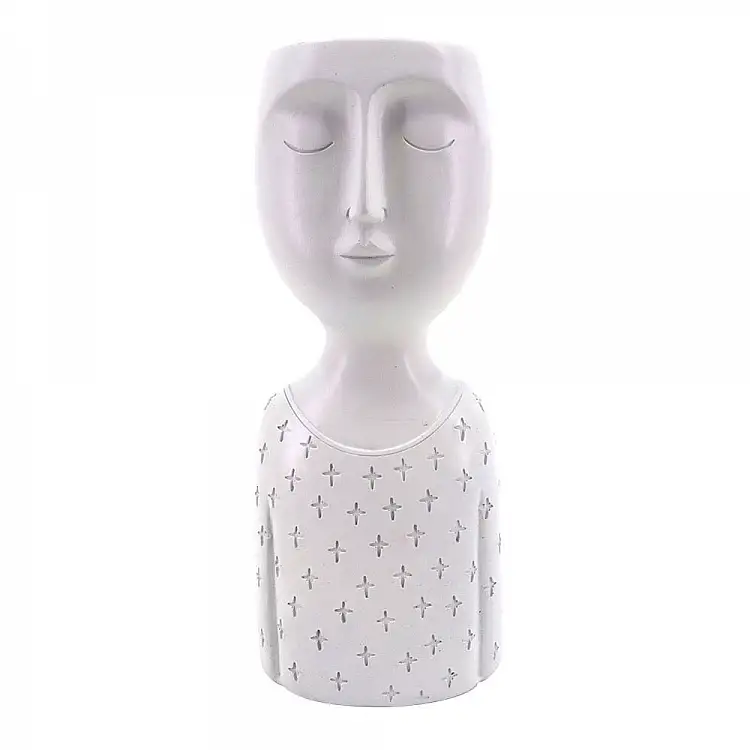 LIBERTA IPAMO WHITE ΚΑΣΠΩ 11x9x26cm POLYRESIN ΛΕΥΚΟ
