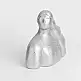 LIBERTA CHEVEU SILVER 1 ΔΙΑΚΟΣΜΗΤΙΚΗ ΦΙΓΟΥΡΑ 20x10x19cm POLYRESIN ΑΣΗΜΙ