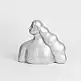 LIBERTA CHEVEU SILVER 1 ΔΙΑΚΟΣΜΗΤΙΚΗ ΦΙΓΟΥΡΑ 20x10x19cm POLYRESIN ΑΣΗΜΙ