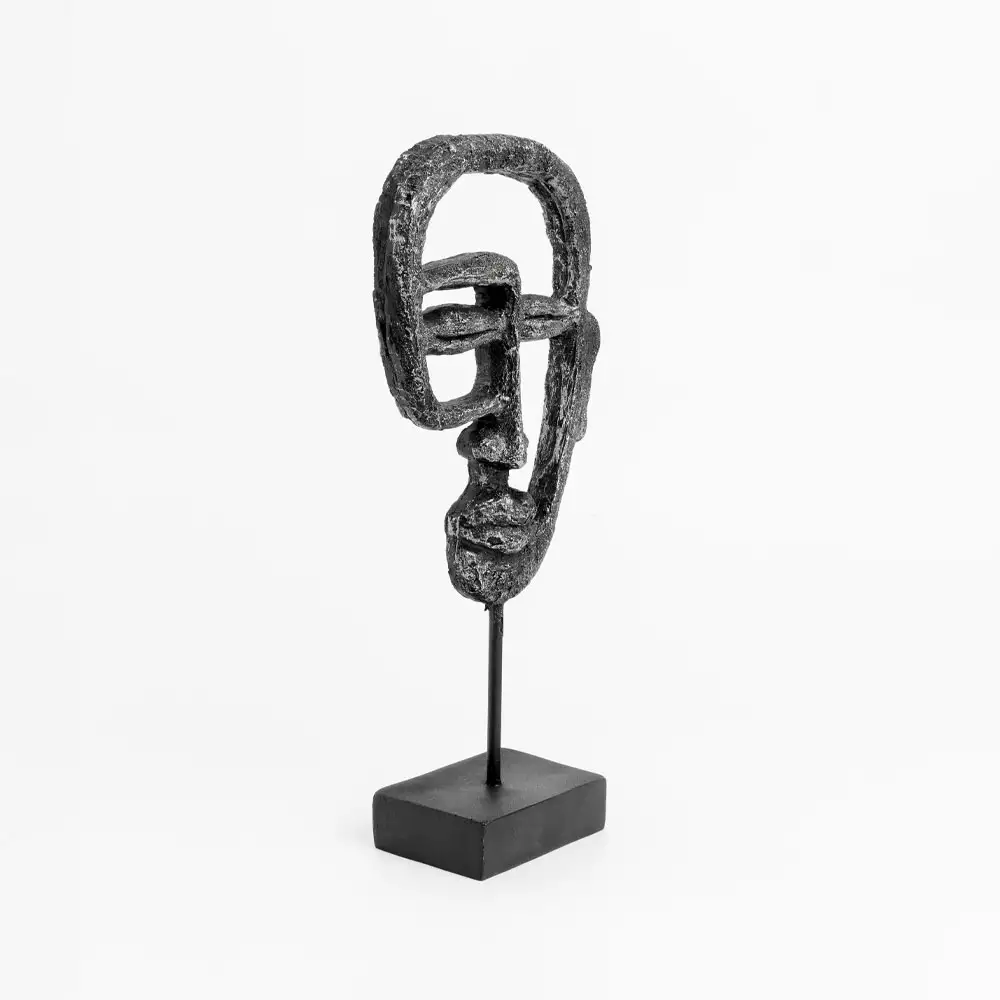 LIBERTA ACT BLACK 2 ΔΙΑΚΟΣΜΗΤΙΚΟ TOTEM 15x7x32cm POLYRESIN ΜΑΥΡΟ