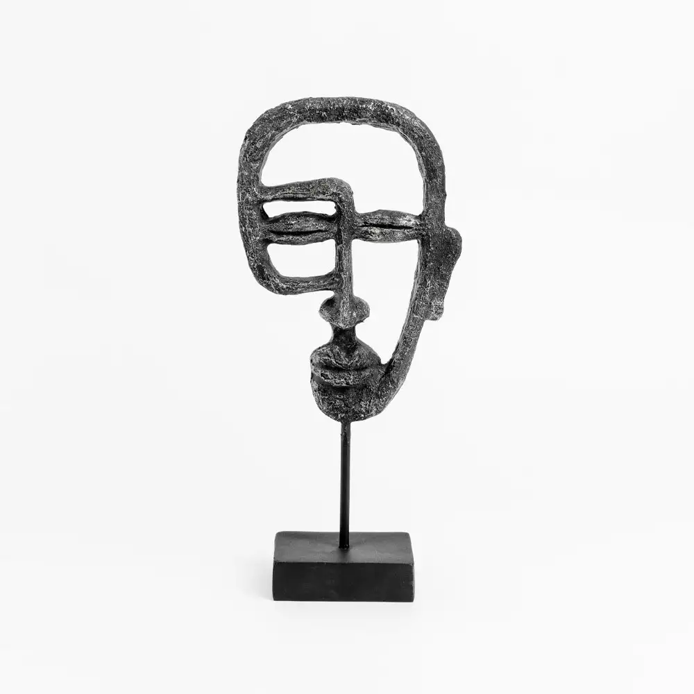 LIBERTA ACT BLACK 2 ΔΙΑΚΟΣΜΗΤΙΚΟ TOTEM 15x7x32cm POLYRESIN ΜΑΥΡΟ